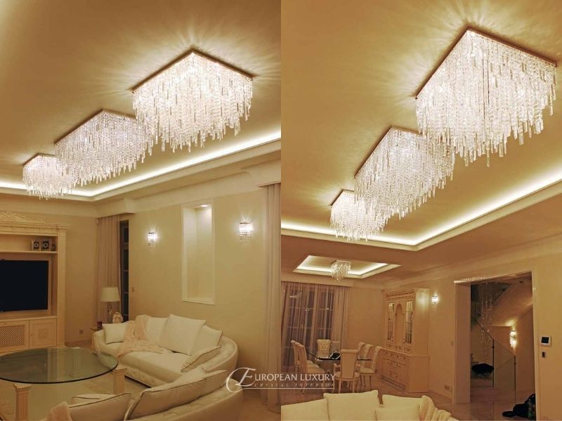 Phối hợp đèn chùm với hệ thống chiếu sáng chung
