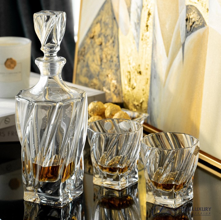 Bộ bình ly pha lê