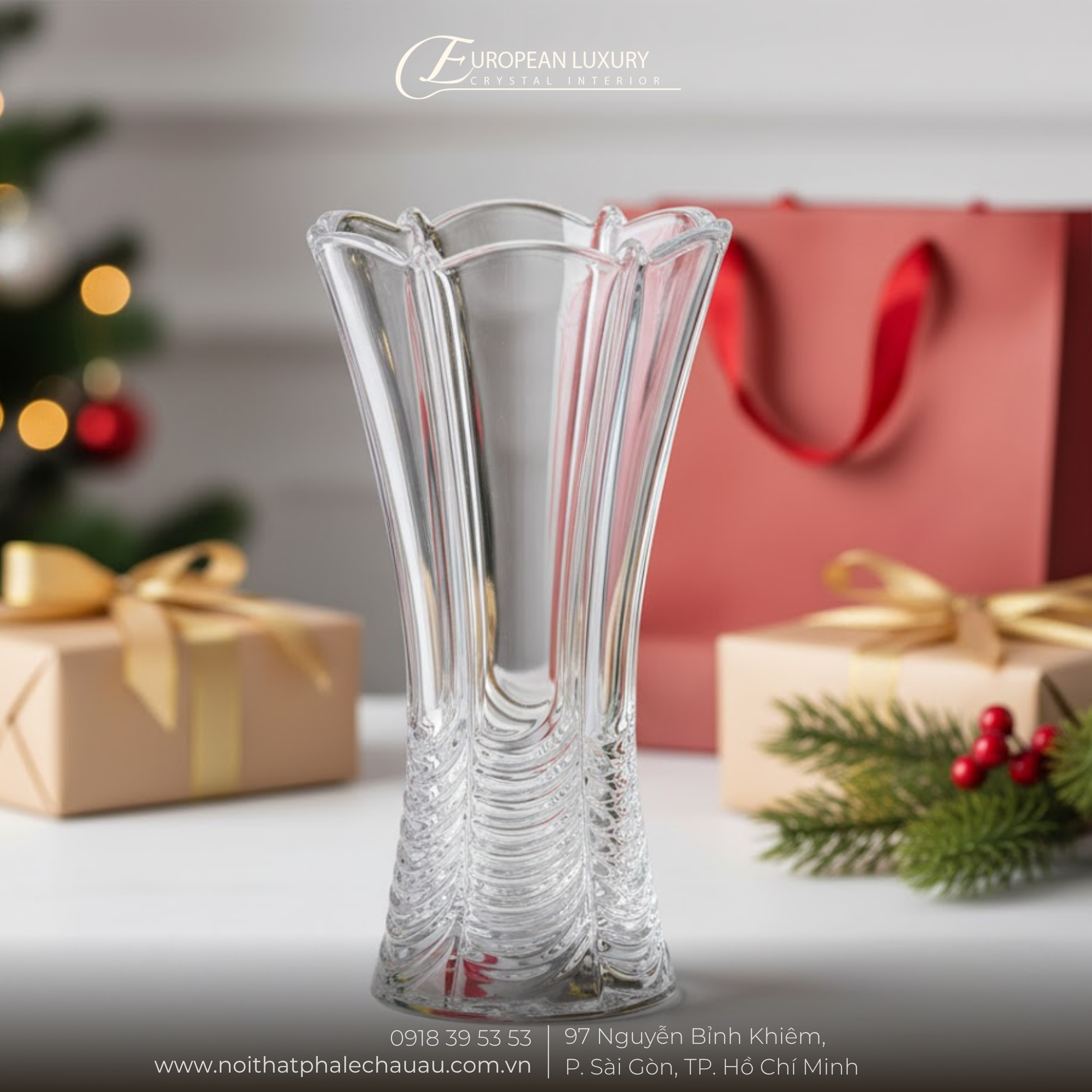 Bình hoa pha lê Orion